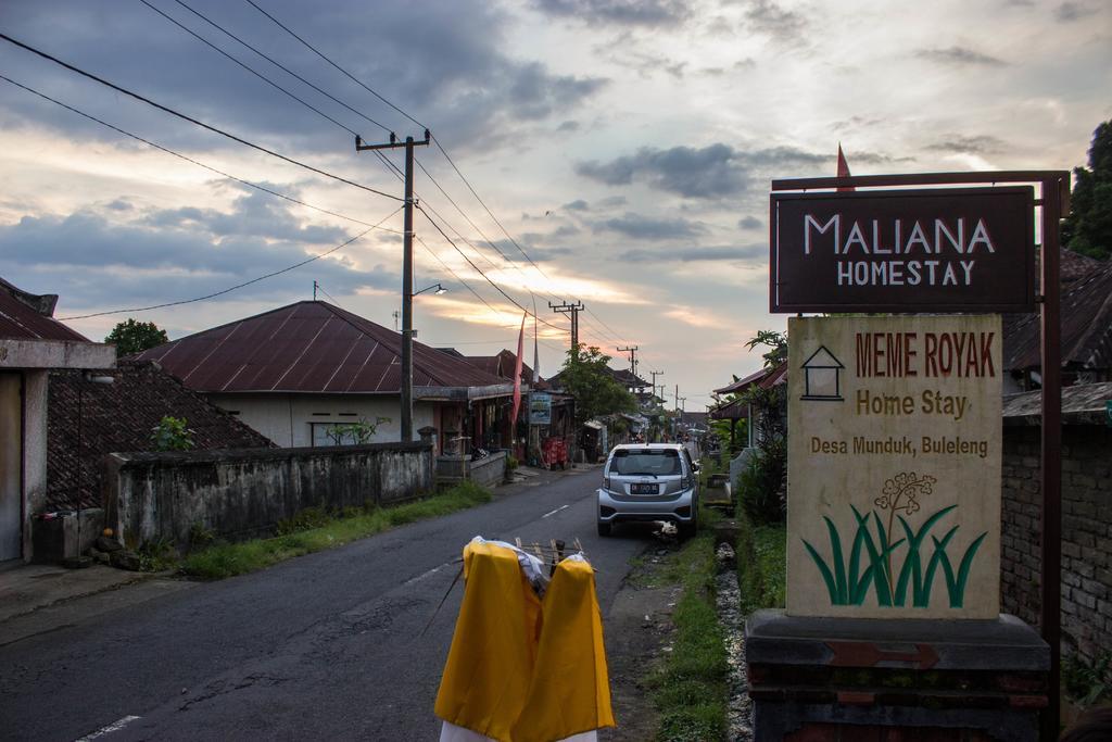 Maliana Homestay Munduk Exterior foto